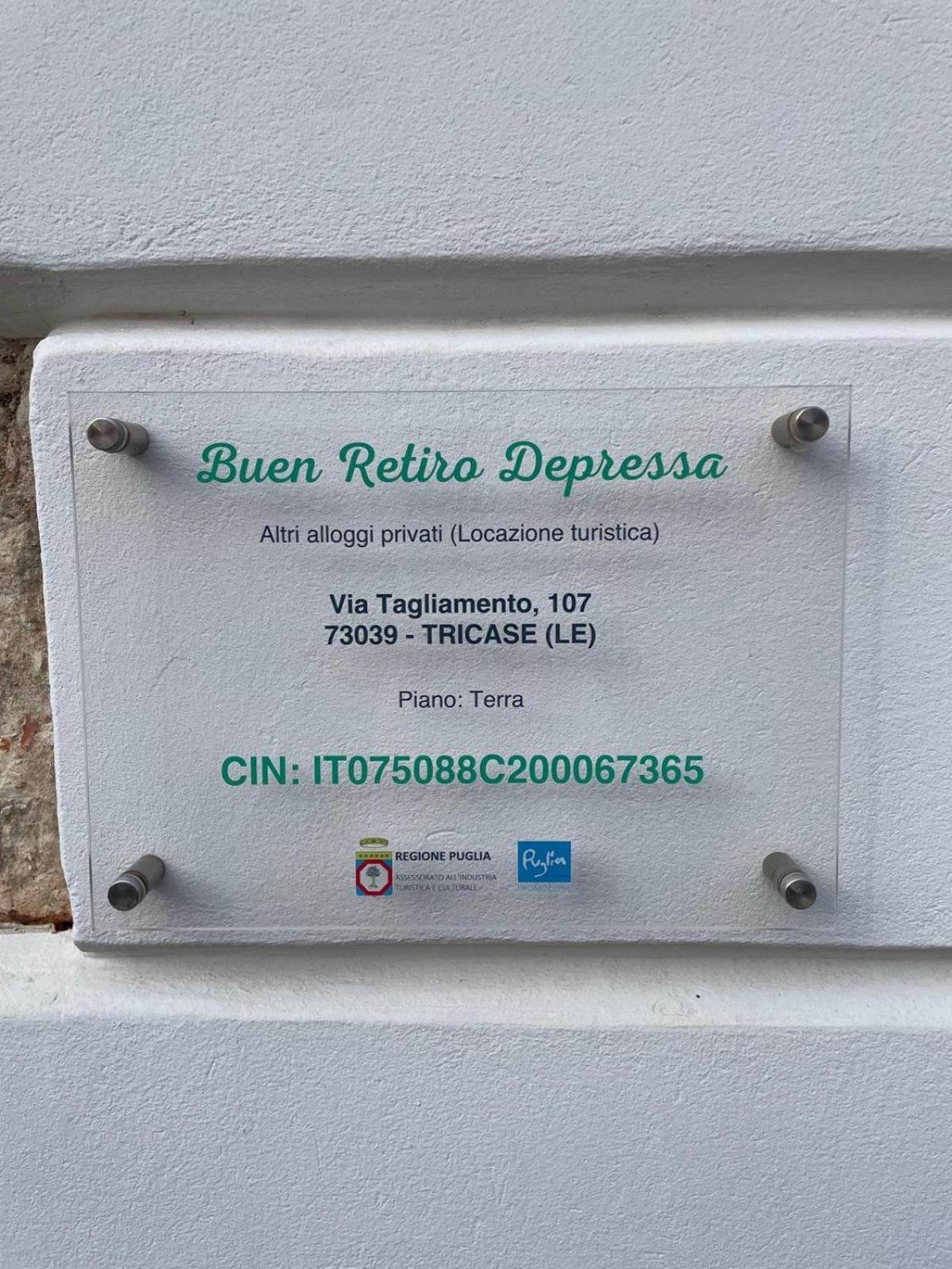 Buen Retiro - Casa Vacanze Depressa Exterior foto